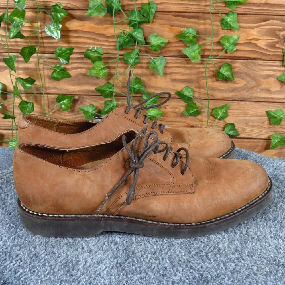 Tommy Hilfiger M22213 Mens Derby Shoes Size‎ 9.5 M Business Tan Leather Portugal
